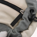 CHANEL Sports Line Boston Bag Canvas White Silver CC Auth 197702V-19