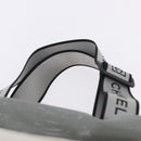 CHANEL Sports Line Boston Bag Canvas White Silver CC Auth 197702V-14