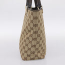 GUCCI GG Canvas Tote Bag Beige Gold 002 1099 Auth 197704-5