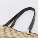 GUCCI GG Canvas Tote Bag Beige Gold 002 1099 Auth 197704-8