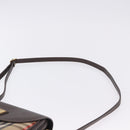 Burberrys Nova Check Shoulder Bag Canvas Beige Gold Auth 197705-9