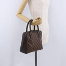 LOUIS VUITTON Damier Ebene Brera Hand Bag N51150 LV Auth 197706-27