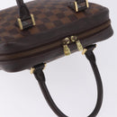 LOUIS VUITTON Damier Ebene Brera Hand Bag N51150 LV Auth 197706-14