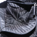 PRADA Tote Bag Nylon Black Silver Auth 197707V-25