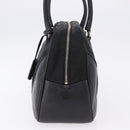 PRADA Tote Bag Nylon Black Silver Auth 197707V-3