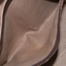 Christian Dior Trotter Canvas Boston Bag Beige Gold Auth 197709-20