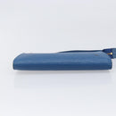 LOUIS VUITTON Epi Pochette Accessoires Pouch Blue M52985 LV Auth 197712V-5