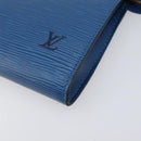 LOUIS VUITTON Epi Pochette Accessoires Pouch Blue M52985 LV Auth 197712V-15