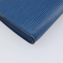 LOUIS VUITTON Epi Pochette Accessoires Pouch Blue M52985 LV Auth 197712V-9