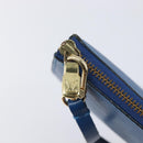 LOUIS VUITTON Epi Pochette Accessoires Pouch Blue M52985 LV Auth 197712V-10
