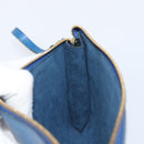 LOUIS VUITTON Epi Pochette Accessoires Pouch Blue M52985 LV Auth 197712V-20