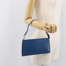 LOUIS VUITTON Epi Pochette Accessoires Pouch Blue M52985 LV Auth 197712V-22