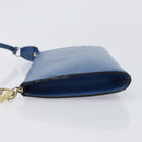 LOUIS VUITTON Epi Pochette Accessoires Pouch Blue M52985 LV Auth 197712V-4