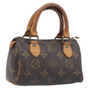 LOUIS VUITTON Monogram Mini Speedy Hand Bag M41534 LV Auth 197713-1