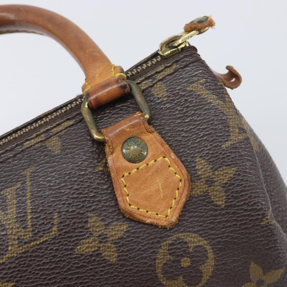 LOUIS VUITTON Monogram Mini Speedy Hand Bag M41534 LV Auth 197713