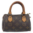 LOUIS VUITTON Monogram Mini Speedy Hand Bag M41534 LV Auth 197713-13