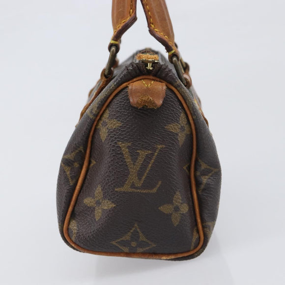 LOUIS VUITTON Monogram Mini Speedy Hand Bag M41534 LV Auth 197713