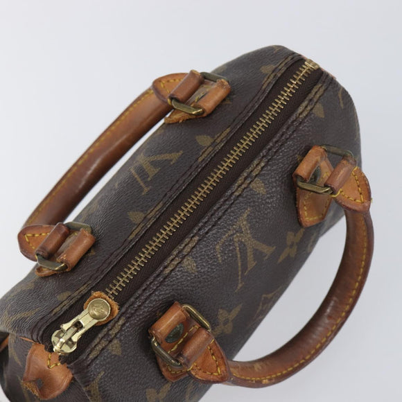 LOUIS VUITTON Monogram Mini Speedy Hand Bag M41534 LV Auth 197713