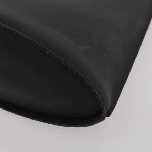 GUCCI Shoulder Bag Leather Black Silver 001 3010 Auth 197715