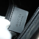GUCCI Shoulder Bag Leather Black Silver 001 3010 Auth 197715-20