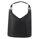 GUCCI Shoulder Bag Leather Black Silver 001 3010 Auth 197715-13