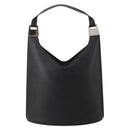 GUCCI Shoulder Bag Leather Black Silver 001 3010 Auth 197715-2