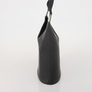 GUCCI Shoulder Bag Leather Black Silver 001 3010 Auth 197715-3