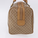CELINE Macadam Canvas Hand Bag PVC Beige Gold Auth 197717-4