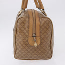 CELINE Macadam Canvas Hand Bag PVC Beige Gold Auth 197717-5