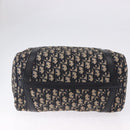 Christian Dior Trotter Canvas Hand Bag Navy Silver Auth 197719-6