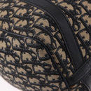 Christian Dior Trotter Canvas Hand Bag Navy Silver Auth 197719-16