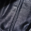 Christian Dior Trotter Canvas Hand Bag Navy Silver Auth 197719-12