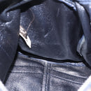 Christian Dior Trotter Canvas Hand Bag Navy Silver Auth 197719-19