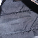 FENDI Zucchino Canvas Hand Bag Dark Brown Auth 197721A-11