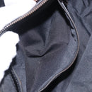 FENDI Zucchino Canvas Hand Bag Dark Brown Auth 197721A-23