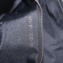 FENDI Zucchino Canvas Hand Bag Dark Brown Auth 197721A-12