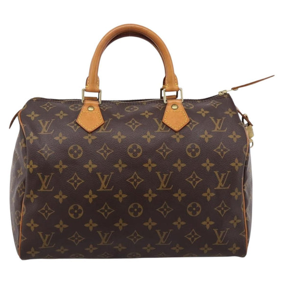 LOUIS VUITTON Monogram Speedy 30 Hand Bag M41526 LV Auth 197723V