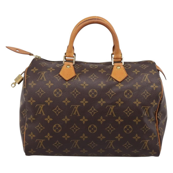 LOUIS VUITTON Monogram Speedy 30 Hand Bag M41526 LV Auth 197723V