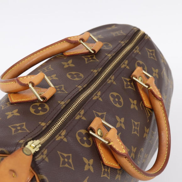 LOUIS VUITTON Monogram Speedy 30 Hand Bag M41526 LV Auth 197723V