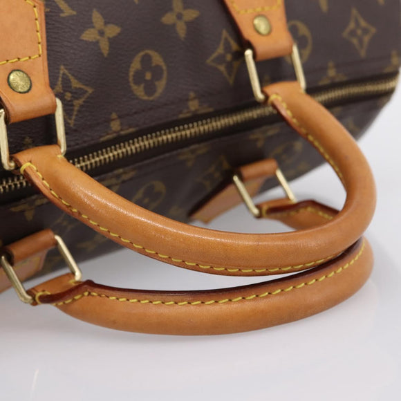 LOUIS VUITTON Monogram Speedy 30 Hand Bag M41526 LV Auth 197723V