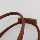FENDI Zucca Canvas Boston Bag PVC Brown Black Auth 197724-8