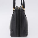 GUCCI Hand Bag Leather Black Gold 000 104 0030 Auth 197725-4