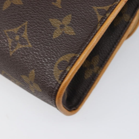 LOUIS VUITTON Monogram Pochette Florentine Waist bag M51855 LV Auth 197727