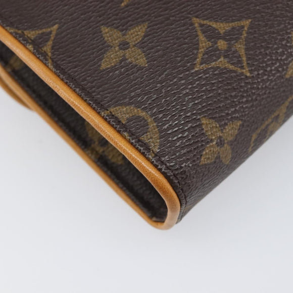 LOUIS VUITTON Monogram Pochette Florentine Waist bag M51855 LV Auth 197727