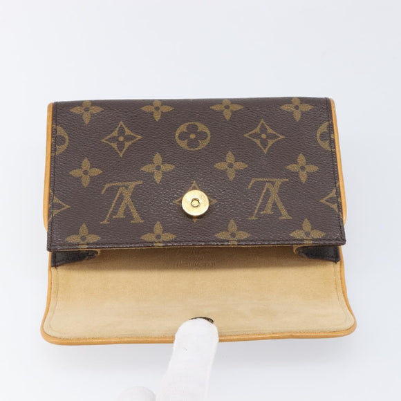 LOUIS VUITTON Monogram Pochette Florentine Waist bag M51855 LV Auth 197727