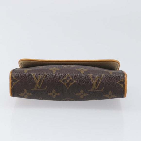 LOUIS VUITTON Monogram Pochette Florentine Waist bag M51855 LV Auth 197727
