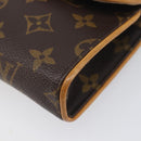 LOUIS VUITTON Monogram Pochette Florentine Waist bag M51855 LV Auth 197727-7