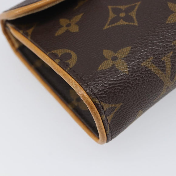 LOUIS VUITTON Monogram Pochette Florentine Waist bag M51855 LV Auth 197727