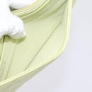 CHANEL Matelasse Long Wallet Lamb Skin Green Gold CC Auth 197728-20