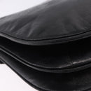 SAINT LAURENT Shoulder Bag Leather Black Auth 197730-12